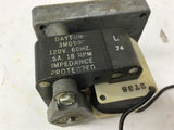 Dayton 3M099 Gear motor 120 Volts 1/2 Amp 18 Rpm Single Phase 166:1 Ratio