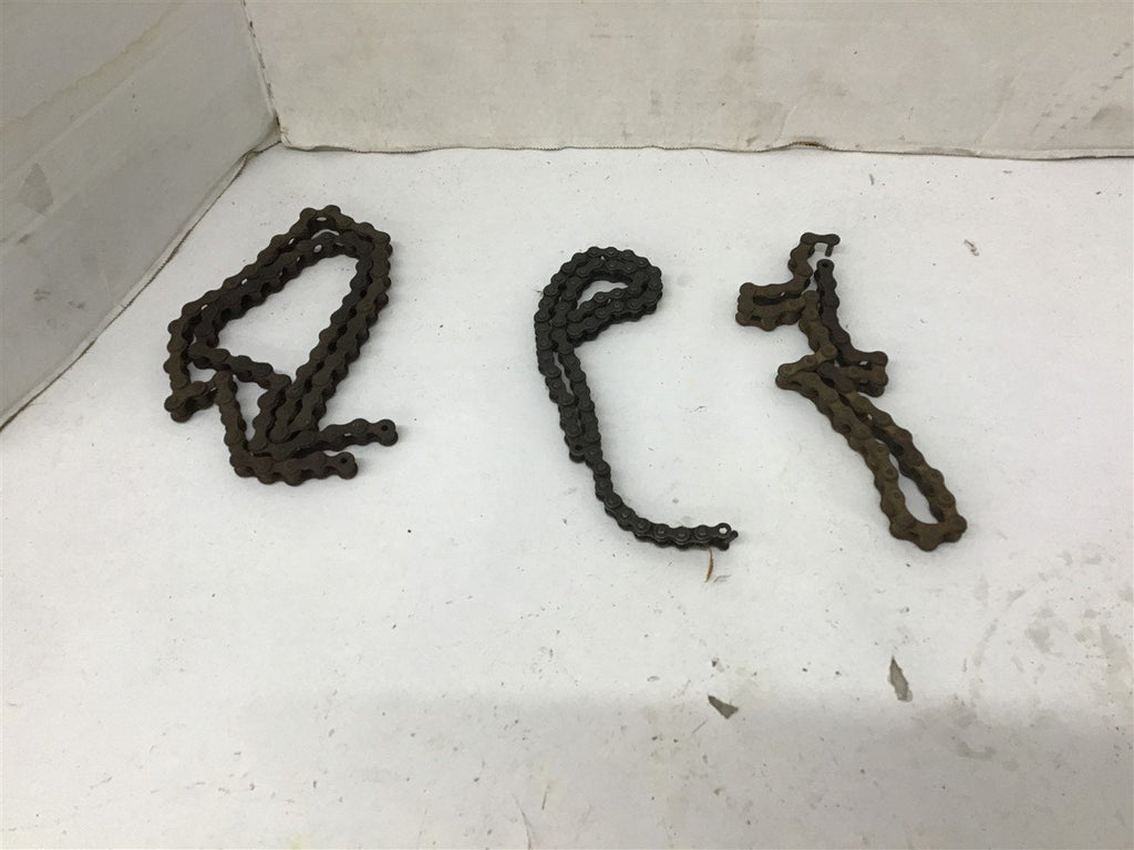 1/2" Roller Chain Lot Of 3