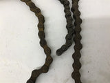 1/2" Roller Chain Lot Of 3