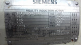 Siemens 1Ra04054Zk4J Ac Motor, 125Hp 1775 Rpm 4P, 405Tsdz Fr, 460V, Dp, 3Ph 60Hz