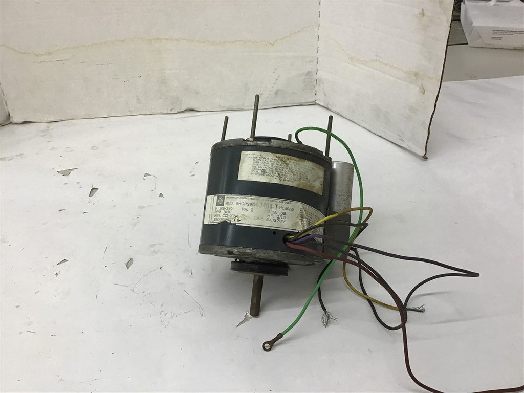 GE 5KCP29DG3404-T 1/15 HP 208-230V 1050 RPM