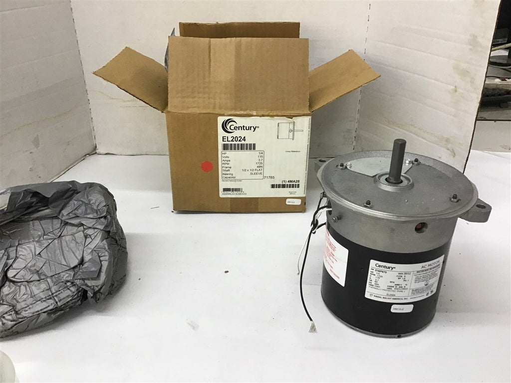 Century EL2024 1/4HP 115V 1725 RPM FR 48N AC Motor