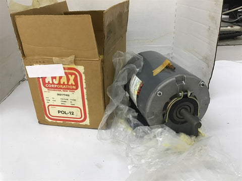AJAX POL-12 1/2HP 115/230 V 1725 RPM FR 56 AC Motor