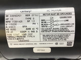 Century CB2034AD 1/3 HP AC Motor 115/230 Volts 1725 Rpm 48 Frame