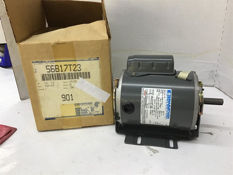 Marathon 56B17T23 1/2 HP AC Motor 115/230 Volt 1725 Rpm Single Phase