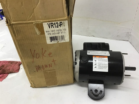 Emerson K55HXPAG-1275 1/2 HP AC Motor 115/230 Volts 1725 Rpm Single Phase