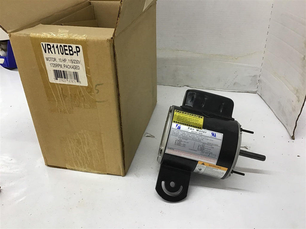 J&D VR110EB-P B075-4W Fan Motor 1/10 HP 115/230 Volts 1725 Rpm