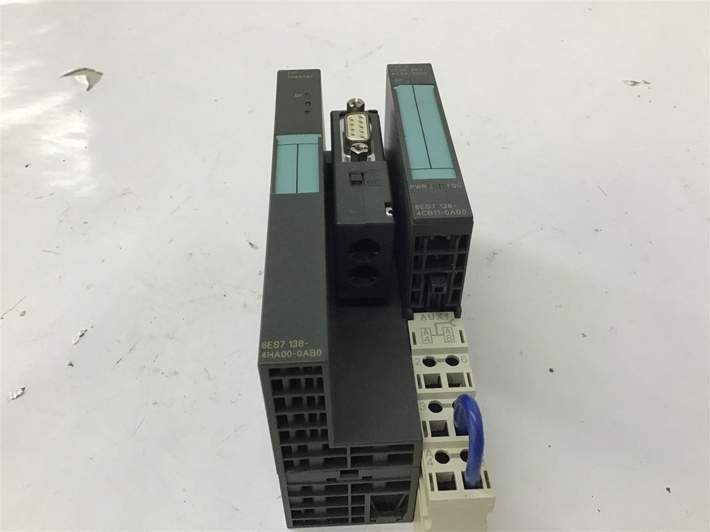 Siemens 6ES7-138-4HA00-0AB0 Digital Input W/ Siemens 6ES7 138-4CB11-0AB0