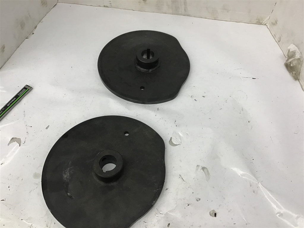 Cam Deflector Plates 1.1" Bore x 1/4" K x 9" W Lot Of 2