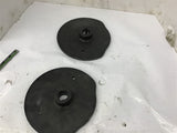Cam Deflector Plates 1.1" Bore x 1/4" K x 9" W Lot Of 2