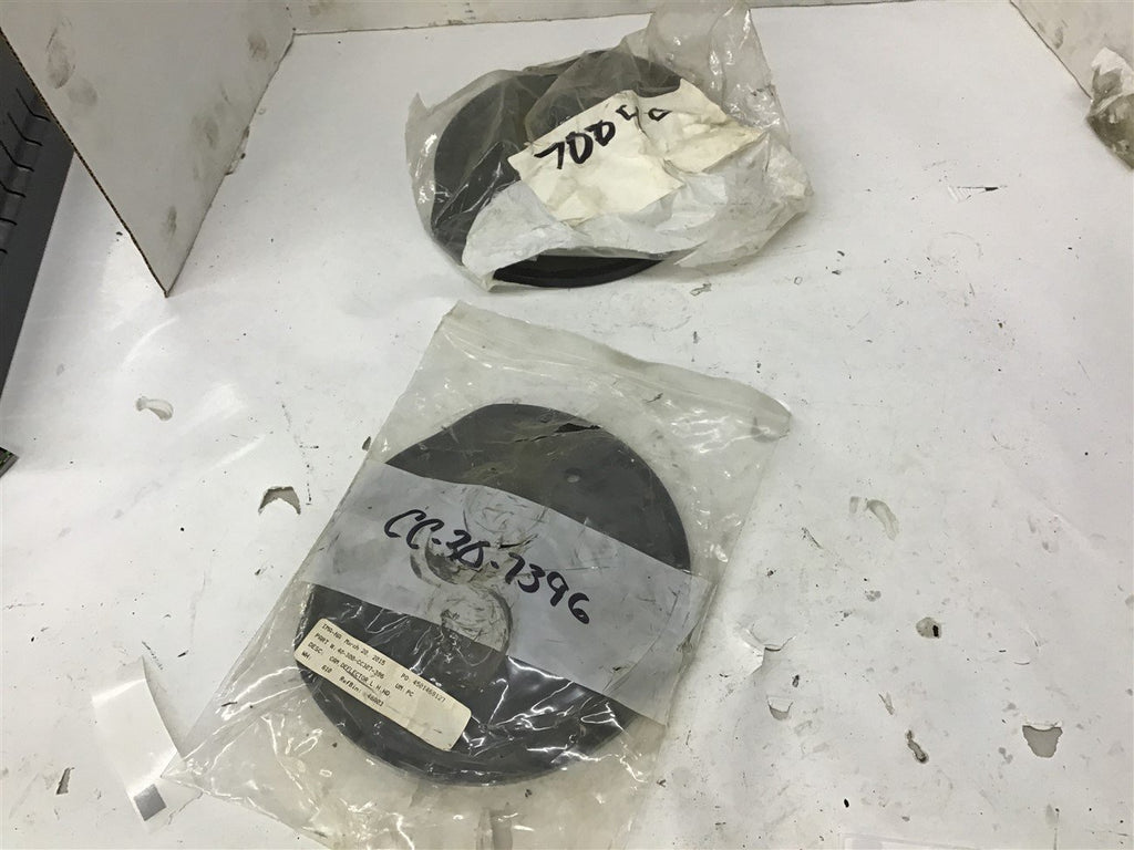 Cam Deflector Plates 1.1" Bore x 1/4" K x 9" W Lot Of 2