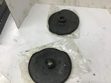 Cam Deflector Plates 1.1" Bore x 1/4" K x 9" W Lot Of 2