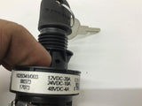 Ignition Key Switch E201575 12VDC -20A/24VDC-10A/48VDC-4A