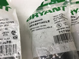 Bryant 71730FR Locking Receptacle 30A 600V 3PH Lot Of 3