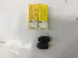 Hubbell HBL7485 15A 125/250V 3 Pole 3 Wire Male Plugs Lot Of 2