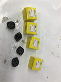 Hubbell HBL7487N Midget Twist 15A Receptacle 125/250V Lot Of 4