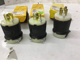 Hubbell HBL2431 20A 3PH 480VAC Lot Of 3