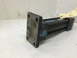 Vickers T-J SER TG Hydraulic Cylinder 3000 PSI 1" Ram Shaft OD x 6 " Stroke