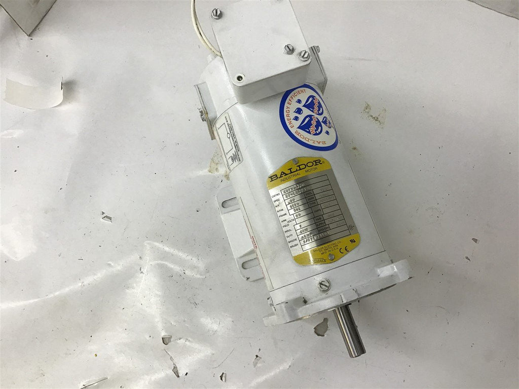 Baldor CDPMD3320 DC Motor .33 HP 90 Volts 56C Frame 1750 RPM PM3327P