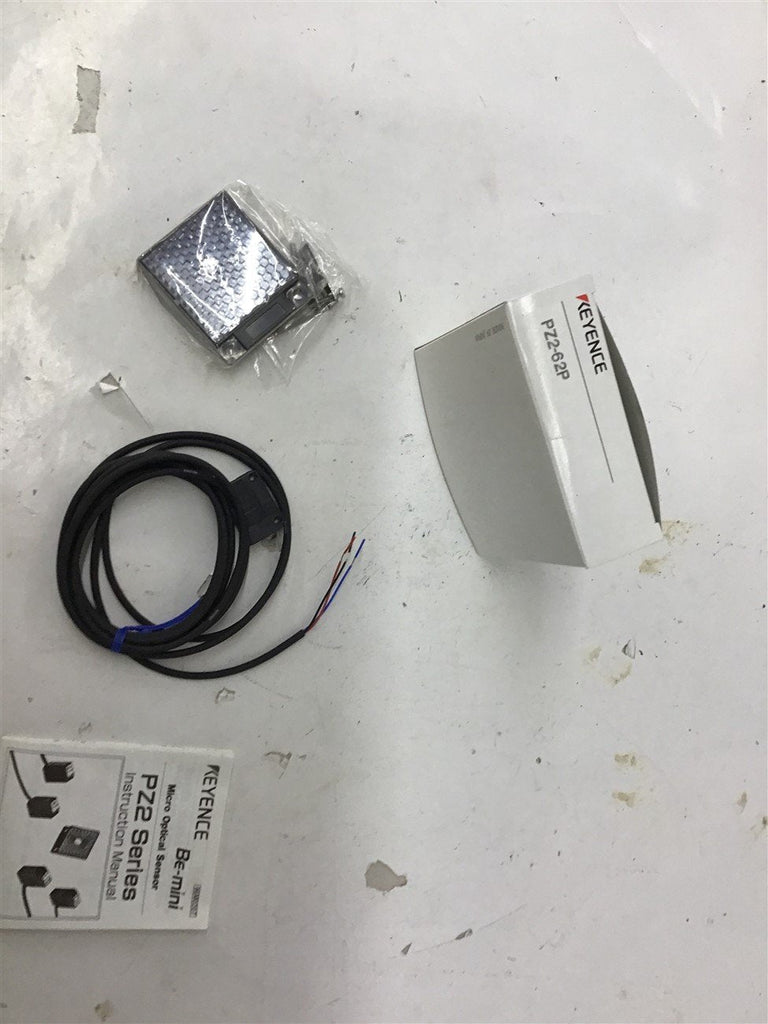 Keyence PZ2-62P Micro Optical Sensor 500 MM Range 12-24 Vdc