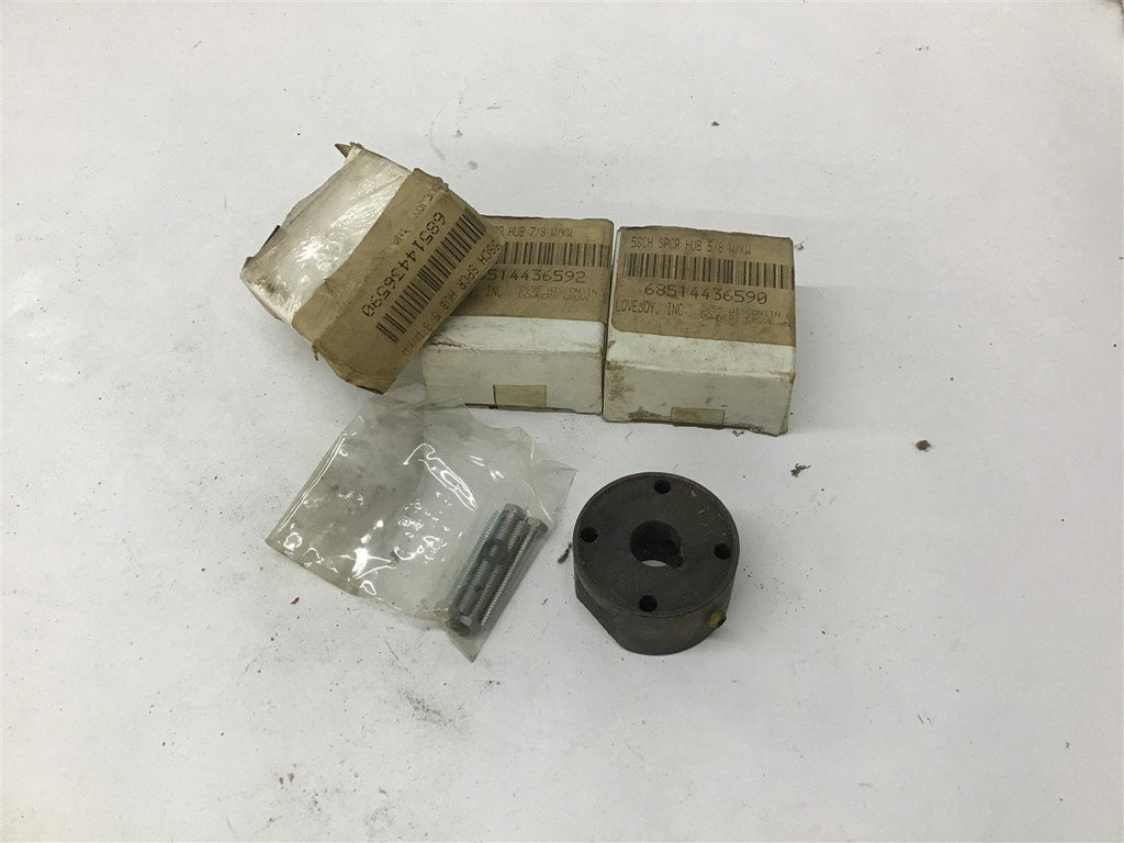 Love Joy 5SCH SPCER HUB 5/8 W/KW Lot Of 3