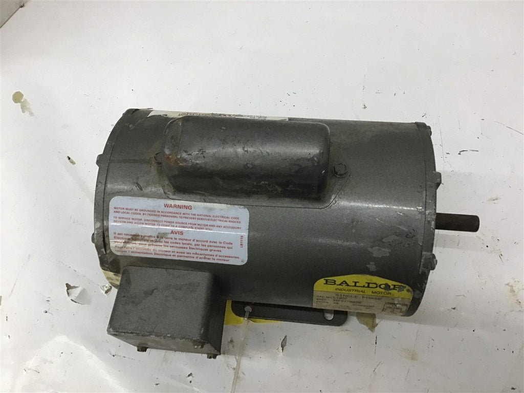 Baldor L1207 1/3 HP AC Motor 115/205-230 V 1200 Rpm 6P 48 Frame Single Phase