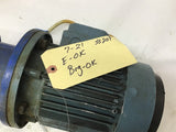 ABB MU90S24F165-4 1.3 KW 280/480 Volts AC Gear Motor 8.66:1 Ratio