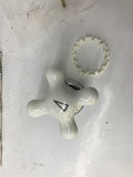 Delta Handle H77 Large Monitor Neo System Porcelain Cross Handle