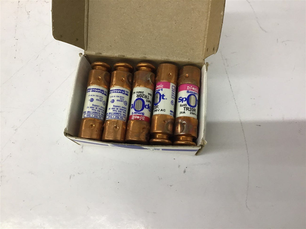 Ferraz ShawmutTR20R 20A 250V Fuse Lot Of 10