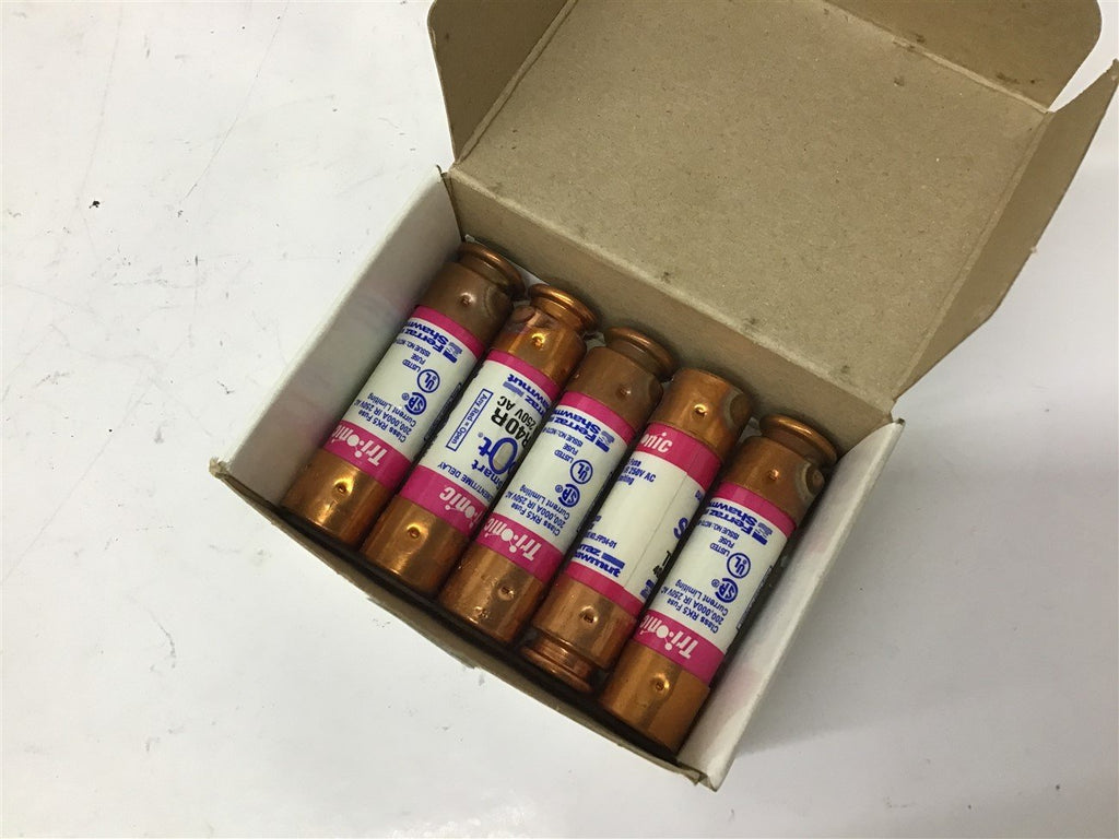 Ferraz Shawmut TR40R 40A 250V Fuse Lot Of 5