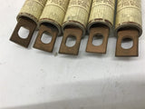 Tron KAC-70 Fuse 70 Amp 600 Volts Lot Of 5