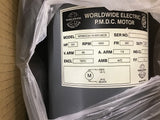 World Wide WPMDC34-18-90V-56CB 3/4 HP DC Motor 90 Volt 1800 Rpm 56C Frame