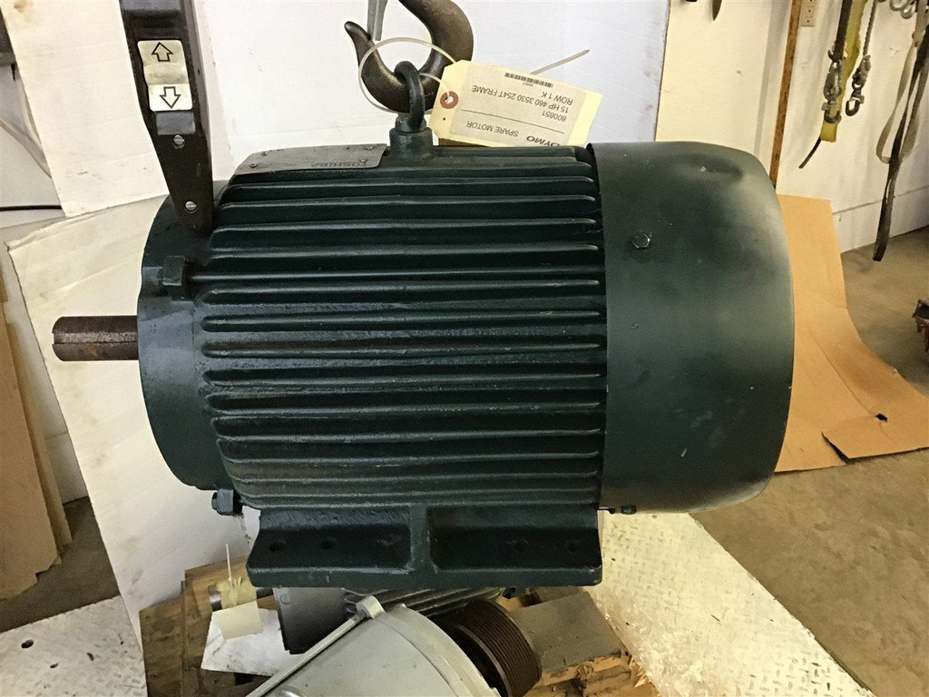 Toshiba 30152FLF2USH0 15 Hp AC Motor 230/460 volt 3600 Rpm 2P 264T Frame
