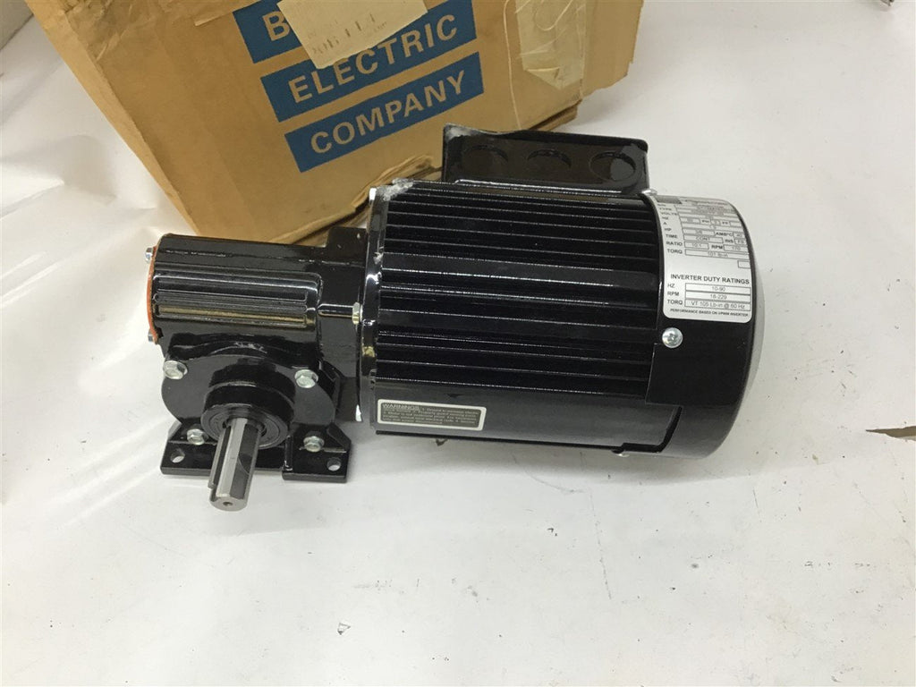 Bodine 42R6BFPP5N AC Gearmotor 3/8 HP 10:1 Ratio 230 volts 170 Rpm