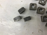 5/8" Square Nuts Lot Of 19