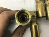 5/8" Brass Crimp Fitting FJX-06-08 Lot Of 6