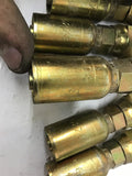5/8" Brass Crimp Fitting FJX-06-08 Lot Of 6