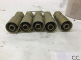 Brass Crimp Fitting MBX-08-08 Lot Of 5