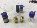 Delavan 2.25 GPH Nozzle 60 30 and 90 Degree Lot Of 4