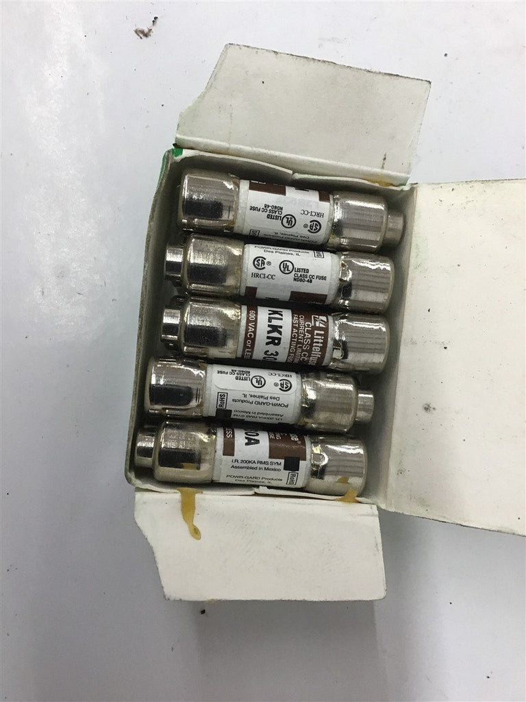 LittelFuse KLKR 30 30 Amp 600V Fuse Lot Of 10