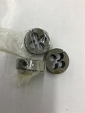 Adjustable Round Spilt Dies 3/8 NC 16 Lot Of 3