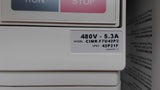 YASKAWA VARISPEED F7 480V - 5.3A  CIMR-F7U42P72  - SPEC 42P21F  - NEW