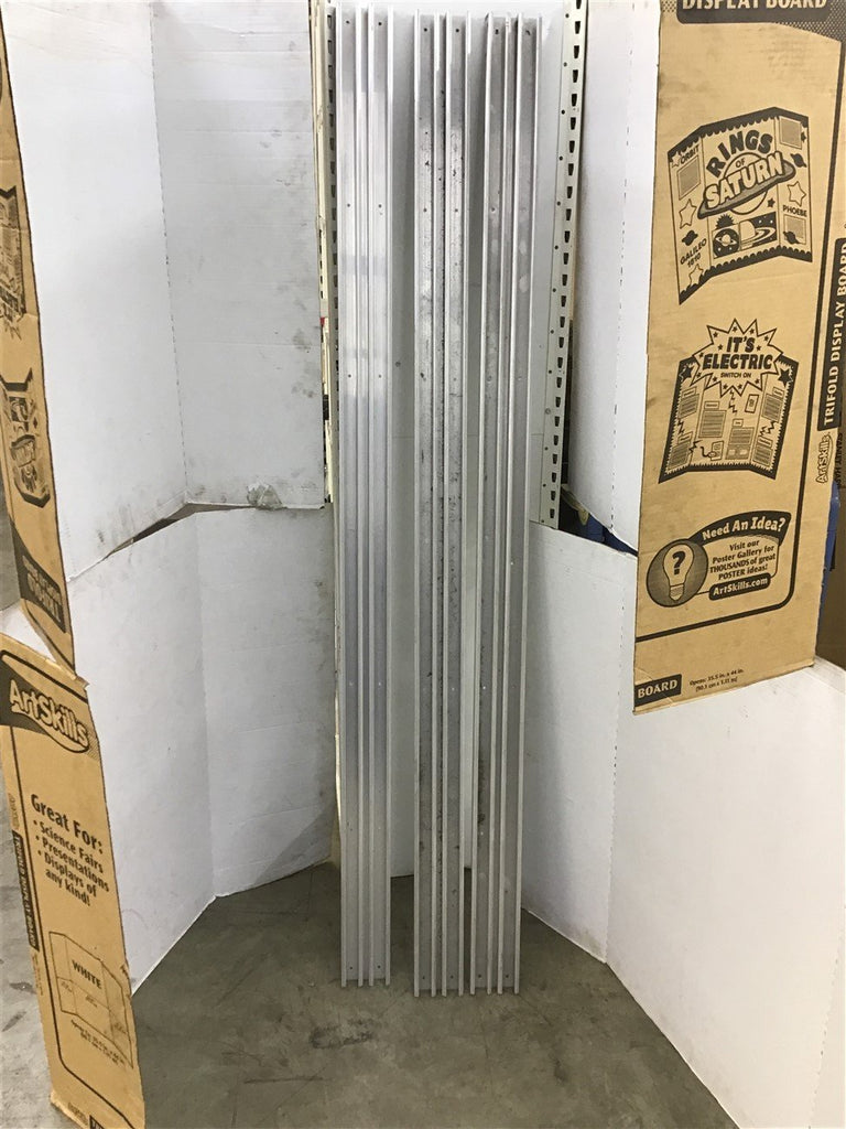 Stanley Double Door Track 6' L x 3-3/4" W Lot Of 3