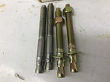 Concrete Wedge Anchors 3/8" x 3-3/4" Lot Of 30