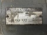 Reuland H-74-1537A-29 3/4 HP AC Motor 900 Rpm 280-460 Volt 184 Frame