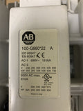 Allen-Bradley 100-G860*22 Contactor 600 HP 600 Volts 120 Volt Coil