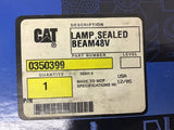 Cat 0350399 Lamp Sealed Beam 48V Forklift Headlight Lot Of 3