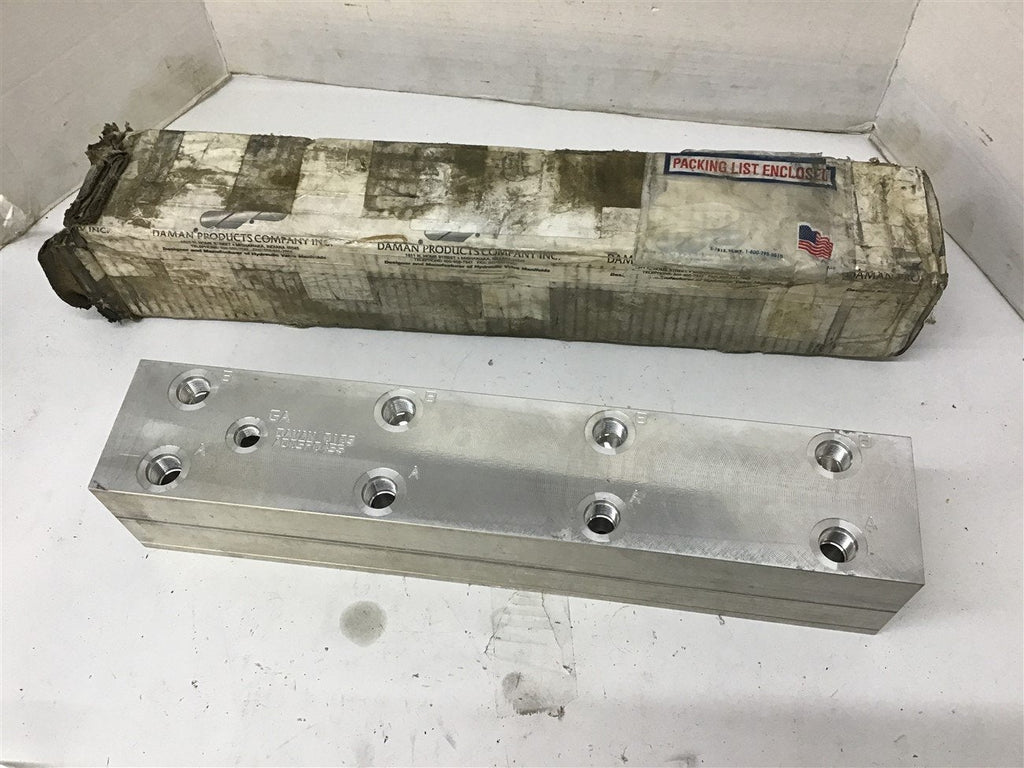 Daman AD05P045S 4 Station Hydraulic Manifold 5" Station Spacing