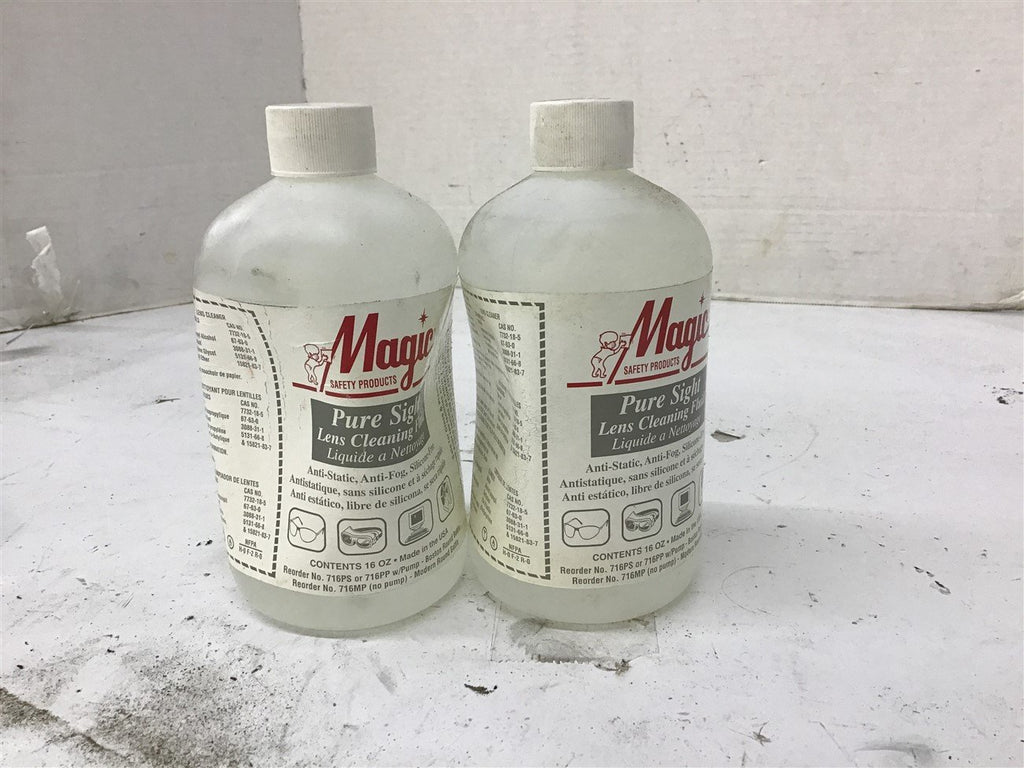 Magic Safety Products Lens Cleaning Liquid 16oz Lot Of 2