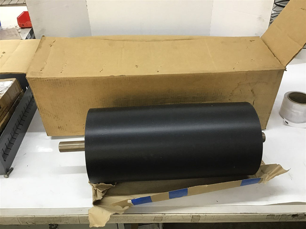 Roller 9" OD x 17-9/16" Roller L x 22-1/4" OL x 1.2" Shaft OD Rubber Covering